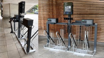 Multifunkční stojan na kola s několika možnostmi nabíjení elektrokol - Město Vlašim Multifunkční stojan na kola s několika možnostmi nabíjení elektrokol - Město Vlašim