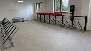 Veřejná úschovna kol v Klatovech – 56 míst pro kola a elektrokola