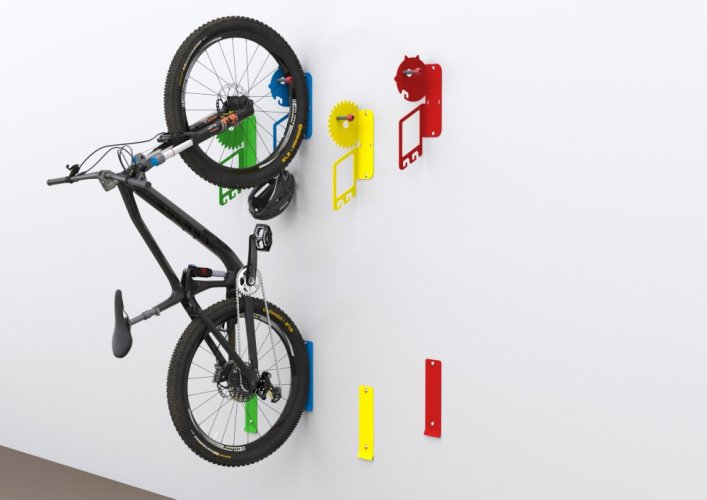 Držáky na kolo na zeď – MR 80 FUN - SET 2 ks