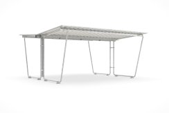 Základní oboustranný přístřešek na kola ORLÍK 28 s robustní trubkovou konstrukcí a jednoduchou montáží - Mexta, spol. s r.o.