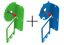 Držáky na kolo na zeď – MR+MD 86 FUN - SET 2 ks