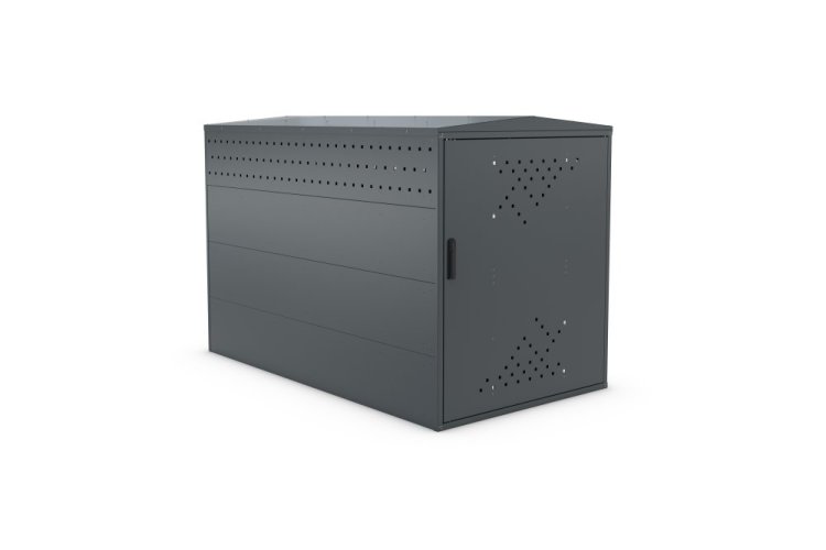 Box na kola - Bikegaráž PS 2 XL - základní modul s dvěma bočními stěnami