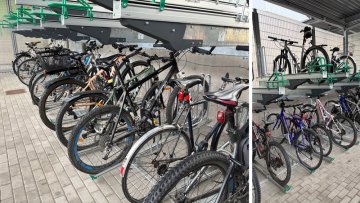 Dvoupatrové stojany na kola_Bosch Powertrain s.r.o._Kolárna_Jihlava