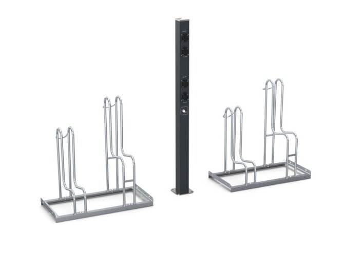 Set nabíjecího sloupku pro elektrokola CF 4