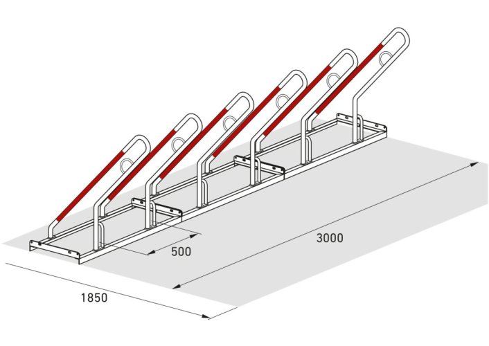 Stojan na elektrokola s opěrným obloukem – FUN 506