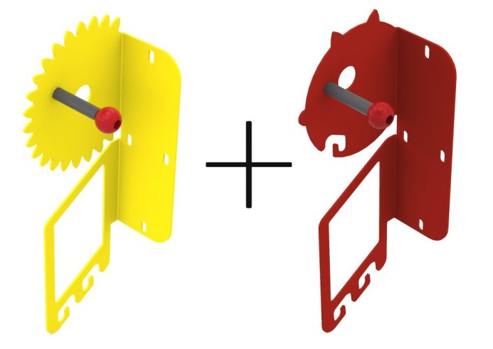 Držáky na kolo na zeď – MR+MD 87 FUN - SET 2 ks