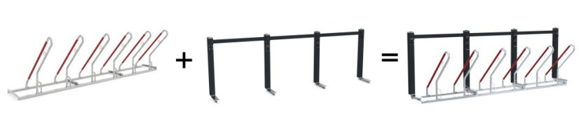 FUN 506 BN 230 V – Stojan na kola s integrovaným nabíjením a variabilním příslušenstvím