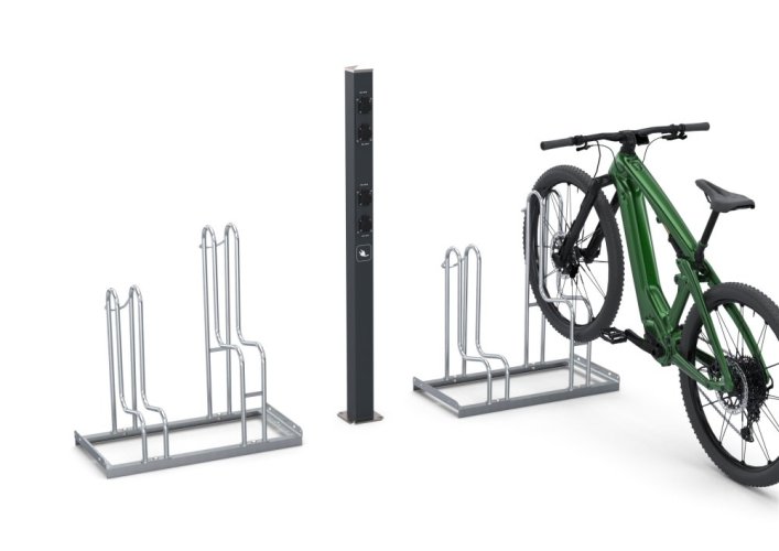 Set nabíjecího sloupku pro elektrokola CF 4