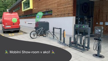🚴‍♂️ Mobilní Show-room v akci! 🚴‍♀️