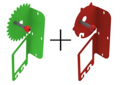 Držáky na kolo na zeď – MR+MD 85 FUN  - SET 2 ks