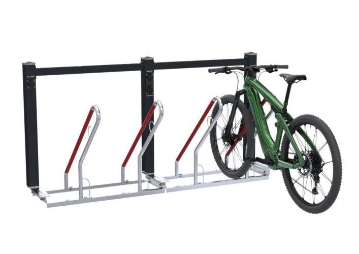 FUN 504 BN 230 V – Stojan na kola s integrovaným nabíjením a variabilním příslušenstvím