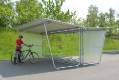 Přístřešek pro kola_ORLÍK_modulární, jednoduchý, levný a přesto plně funkční_Mexta