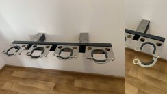 STOJAN NA KOLOBĚŽKY Z NEREZOVÉ OCELI – METARING WALL